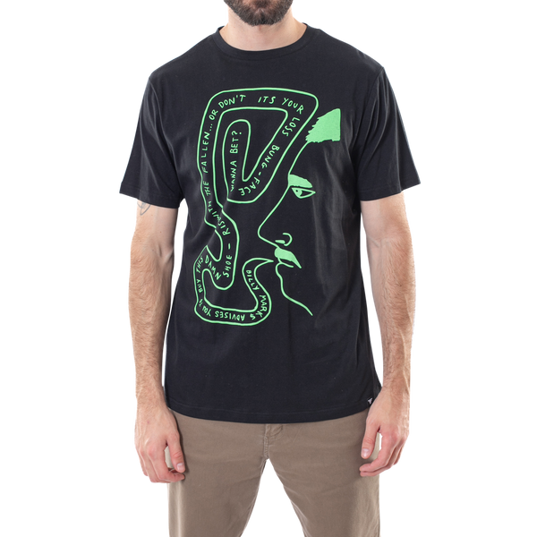 fallen Pawn Tee Billy Marks - Black/Lime