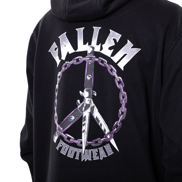 Fallen Peace & War Hoodie - Black