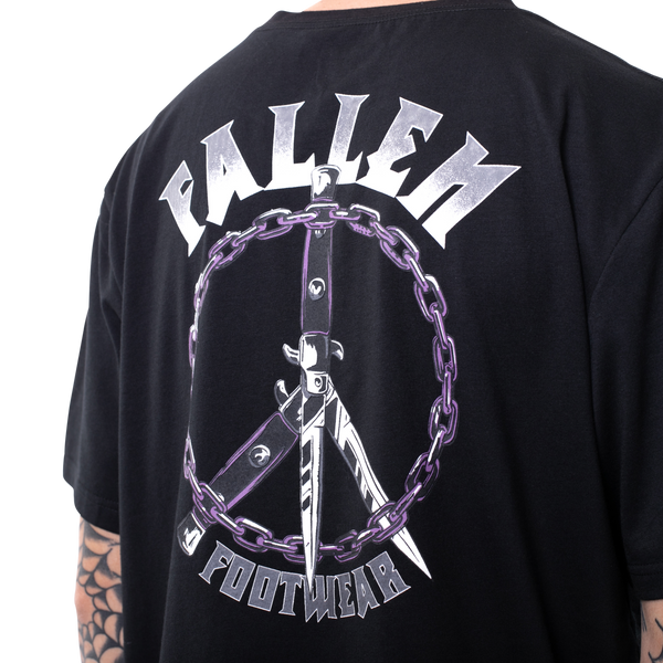Fallen Peace & War Tee - Black / Gray