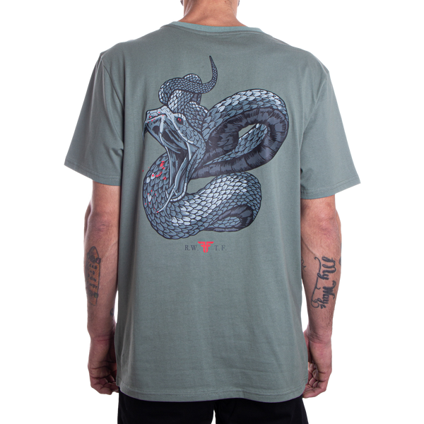 Fallen Serpent Skin Tee Olive/Black