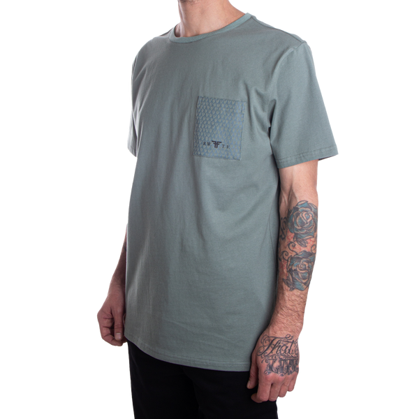 Fallen Serpent Skin Tee Olive/Black