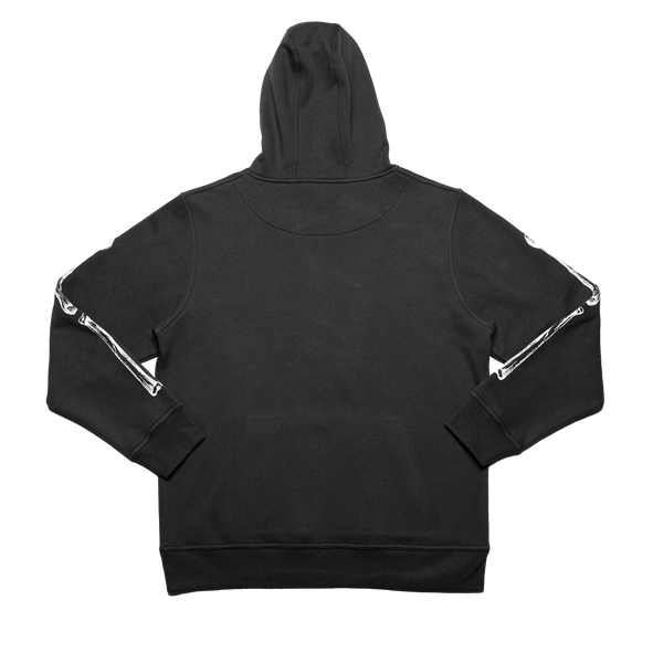 fallen Skeleton Hoodie Asphalt/Off White