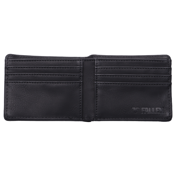 Fallen Snakeskin Wallet - Black/Black