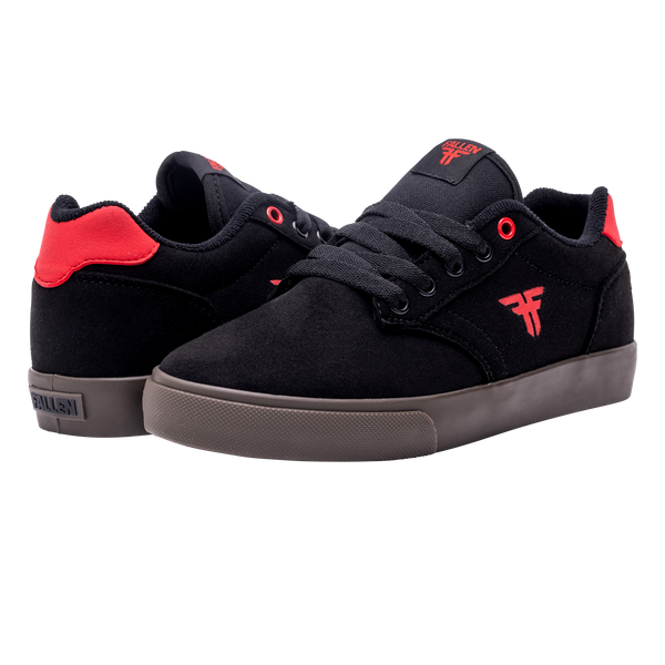 fallen The Goat Black/Red/Gum - Vulc - Kids