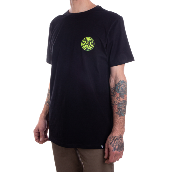 Fallen The Goat Tee Black/Lime
