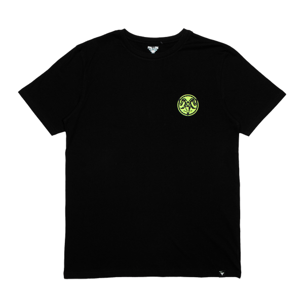 fallen The Goat Tee Black/Lime