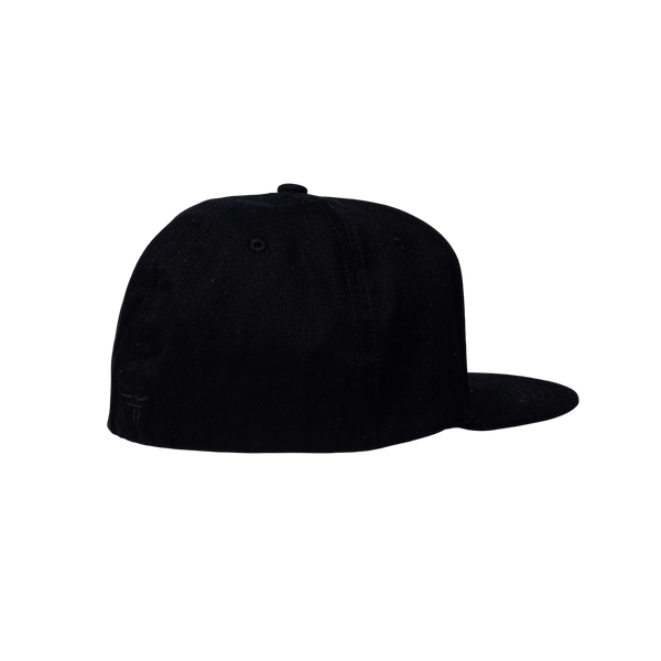 Fallen Trademark Elastic Flat Black Enzymatic/Red