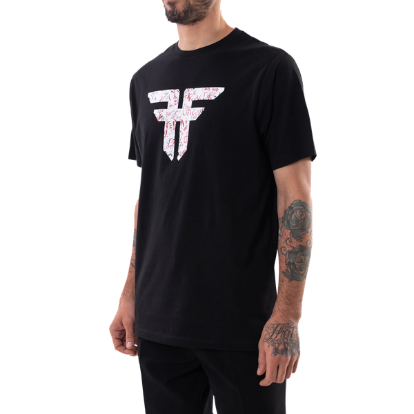 Fallen Trademark Tee Black/White Grafitti