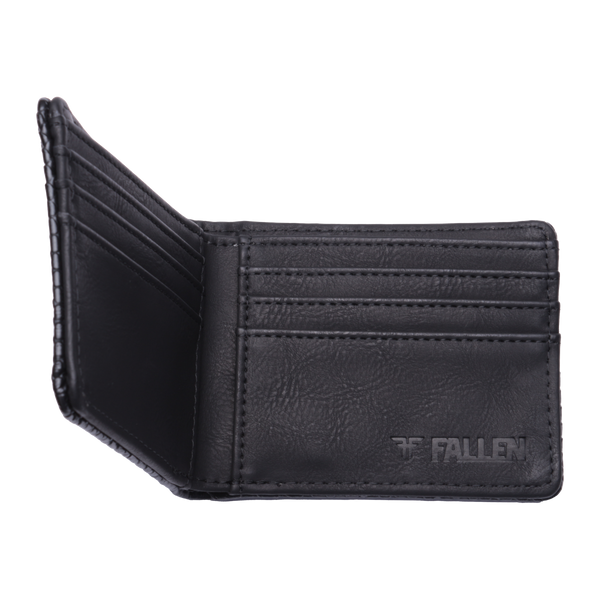 fallen Trademark Wallet - Black/Silver