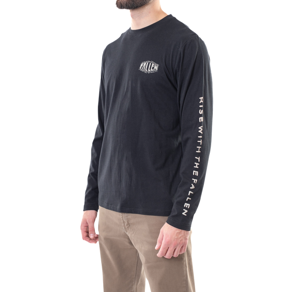 Fallen Tradition L/S Tee - Black/Off White