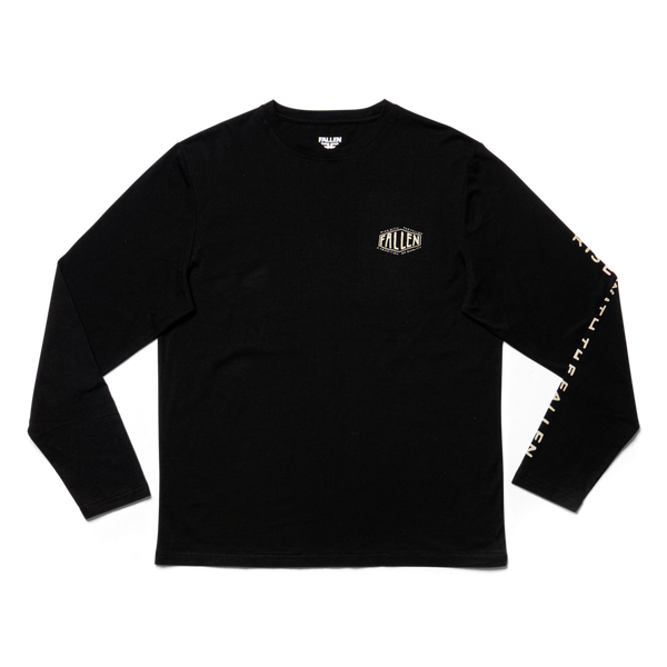 fallen Tradition L/S Tee - Black/Off White