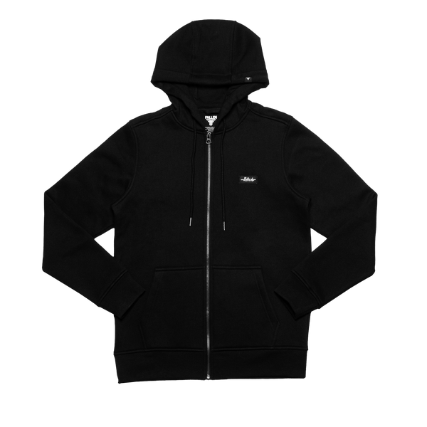 Fallen Tradition Zip Hoodie Black/White II