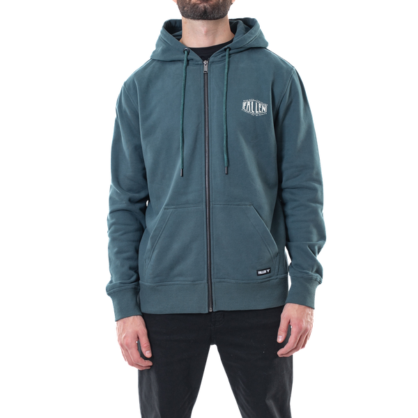 Fallen Tradition Zip Hoodie - Blue/White