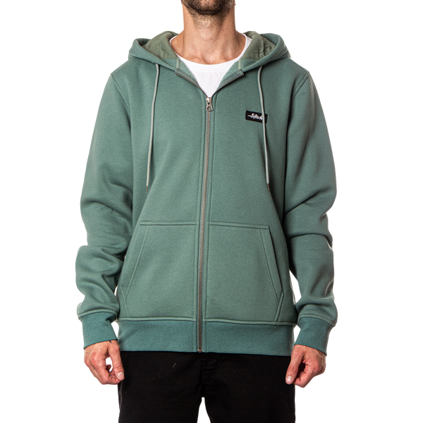 Fallen Tradition Zip Hoodie Olive/Black II