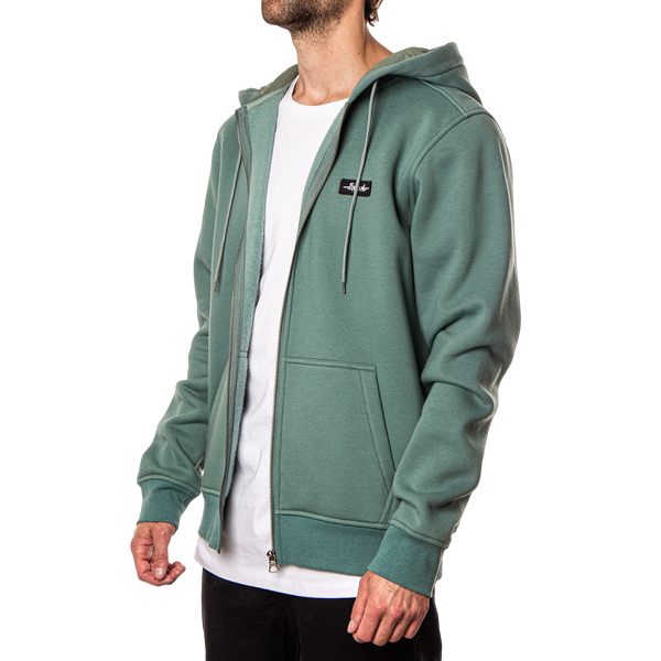 Fallen Tradition Zip Hoodie Olive/Black II