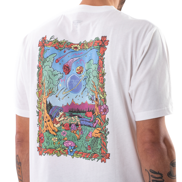 Fallen Tripping Tee Tommy Sandoval White/Blue