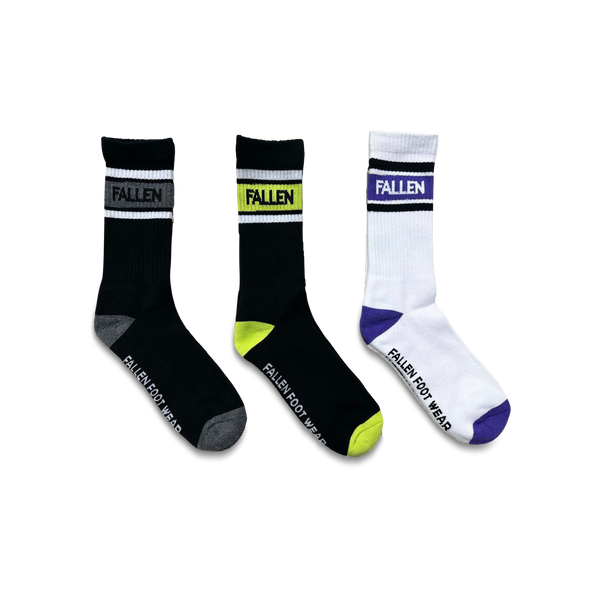 Fallen Uni II Sock Black/Lime
