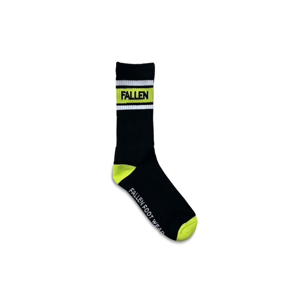 fallen Uni II Sock Black/Lime