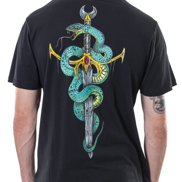 Fallen Venom Tee - Black/Green