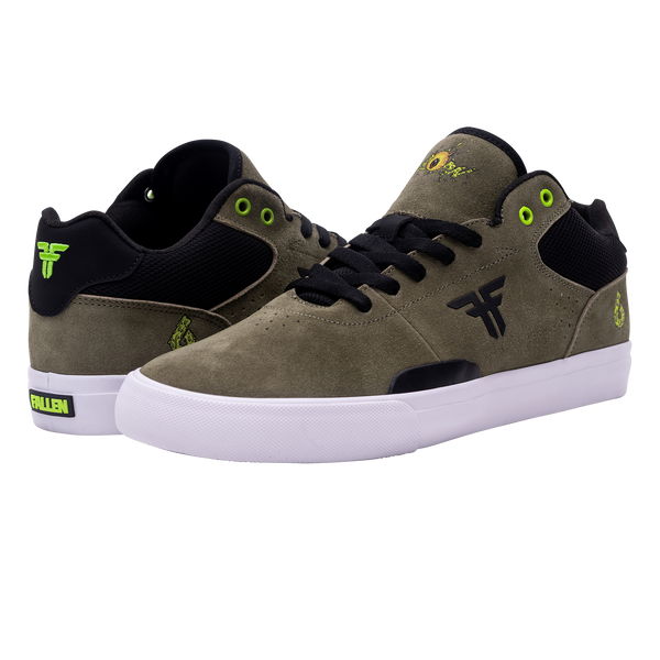fallen The Fiend II Olive/Black/Lime - Vulc Fallen x Birdhouse