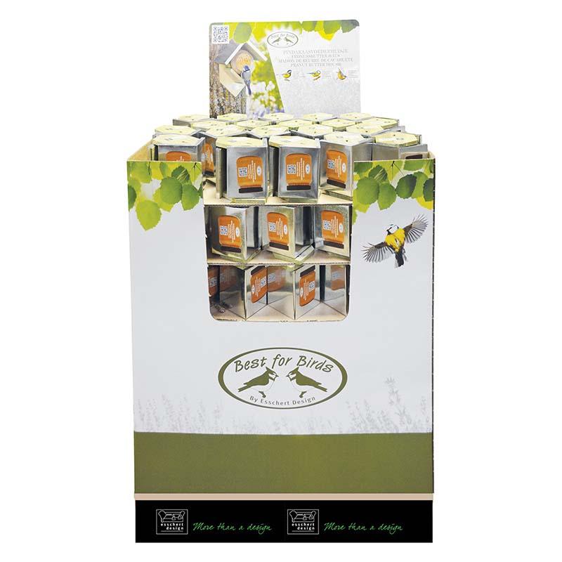 fallen fruits 240 PCS PEANUT BUTTER FEEDER WITH ZINC ROOF FSC 100 %