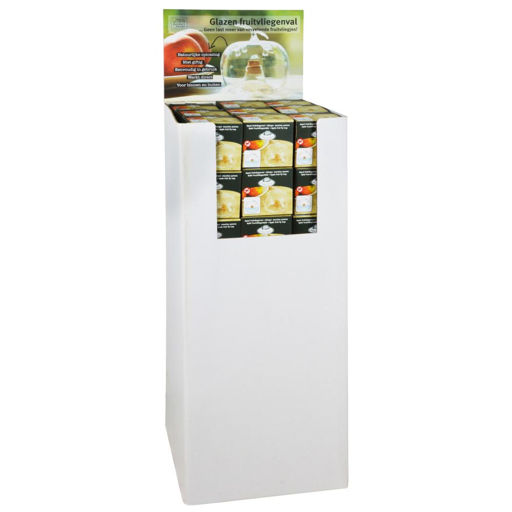 fallen fruits APPLE SHAPED FRUIT FLY TRAP DISPLAY (72 X EG20)