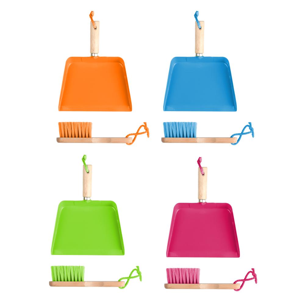 fallen fruits CHILDREN'S DUSTPAN & BRUSH (ASSORTED) FSC 100%