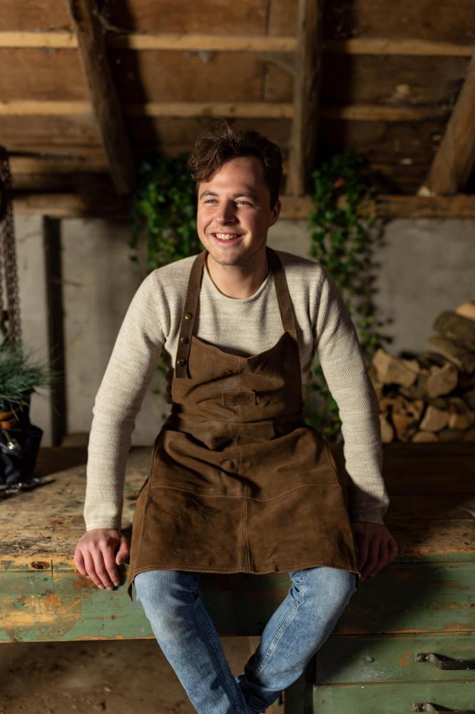 fallen fruits BBQ APRON LEATHER