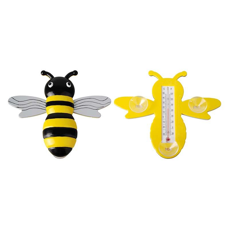 fallen fruits BEE WINDOW THERMOMETER