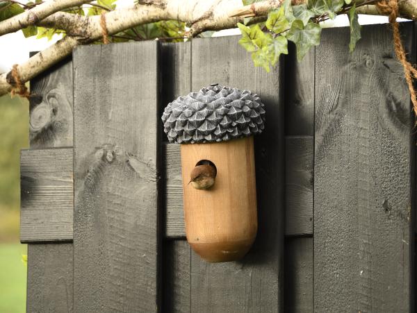 Fallen Fruits BIRD HOUSE ACORN WREN FSC 100%