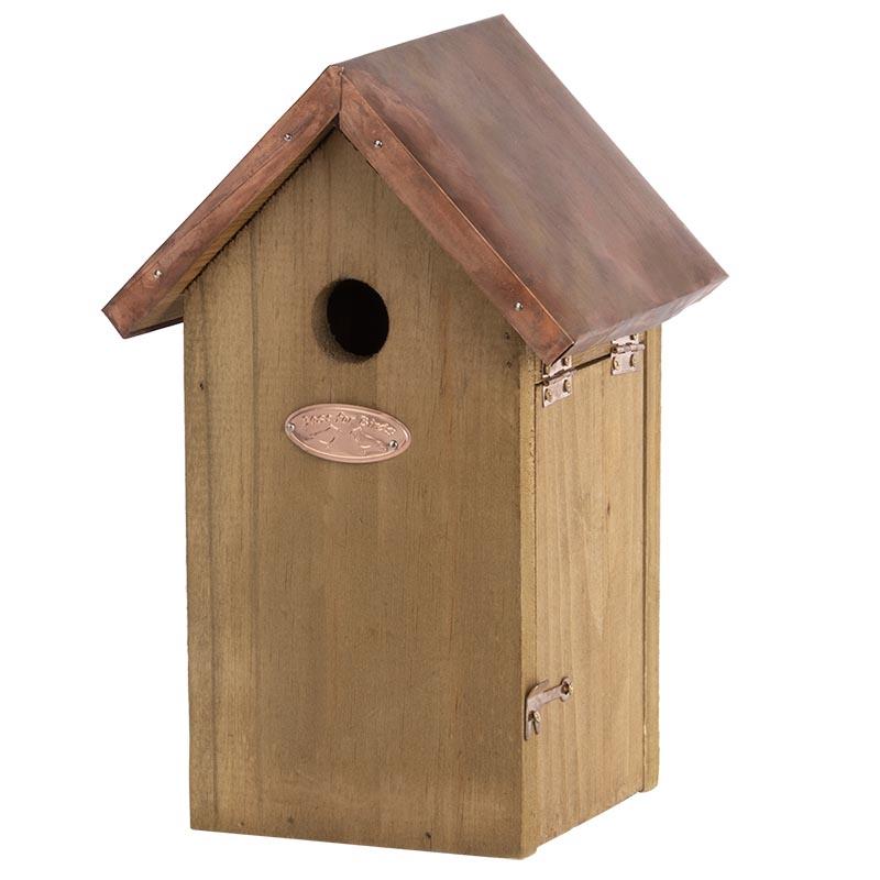 fallen fruits BLUE TIT BOX/COPPER ROOF FSC 100%