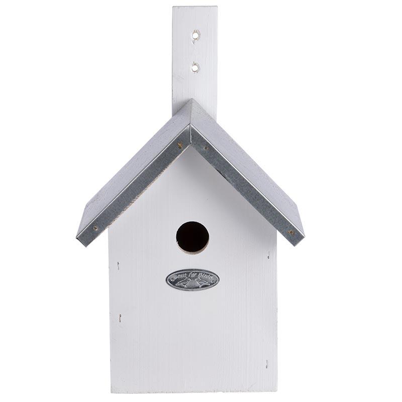 fallen fruits BLUE TIT NEST BOX (WHITE) FSC 100%