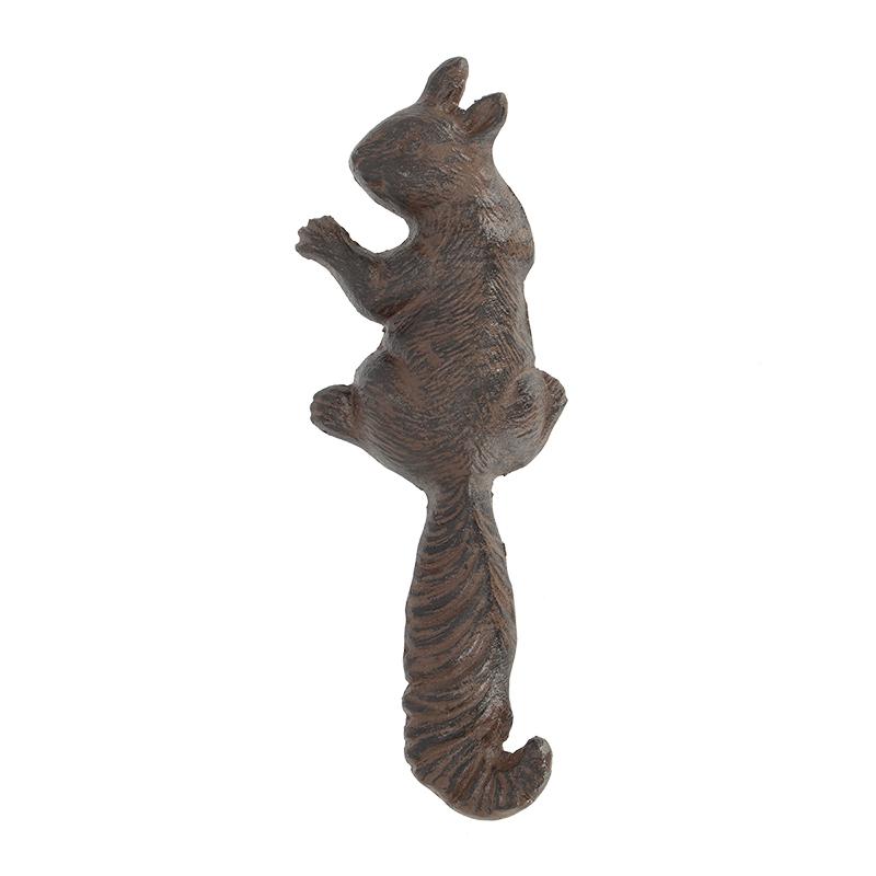 fallen fruits CAST IRON HOOK SQUIRREL