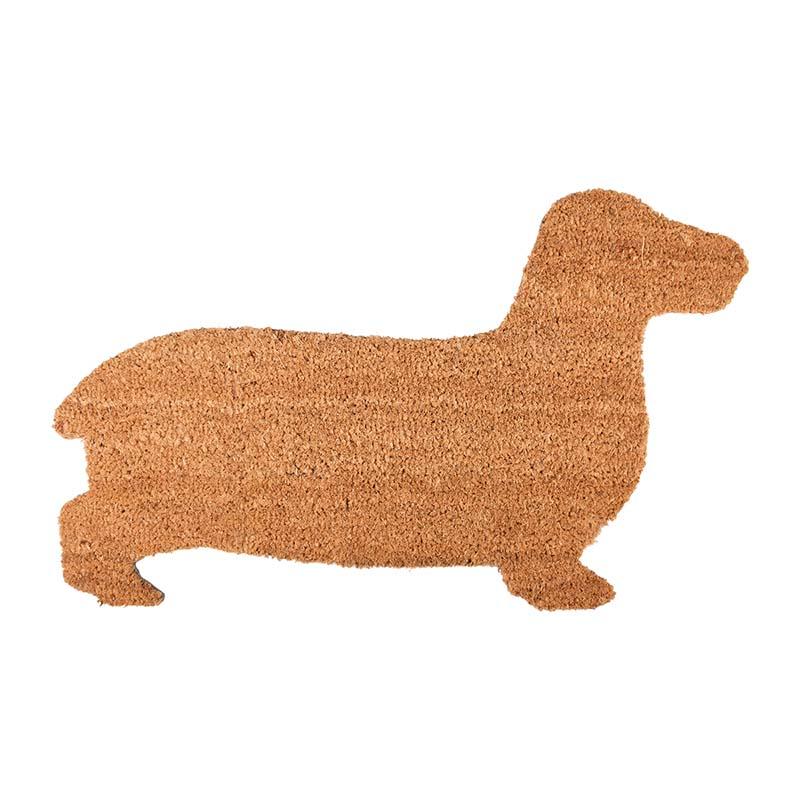 fallen fruits COIR DOORMAT DASCHUND SHAPE