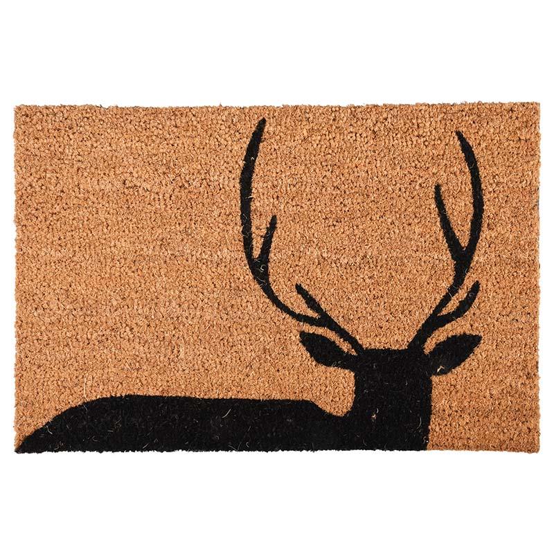 fallen fruits COIR DOORMAT STAG SILHOUETTE