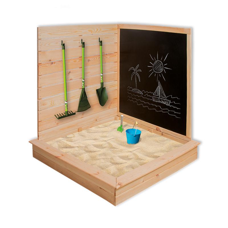fallen fruits CORNER SAND PIT WITH BLACKBOARD