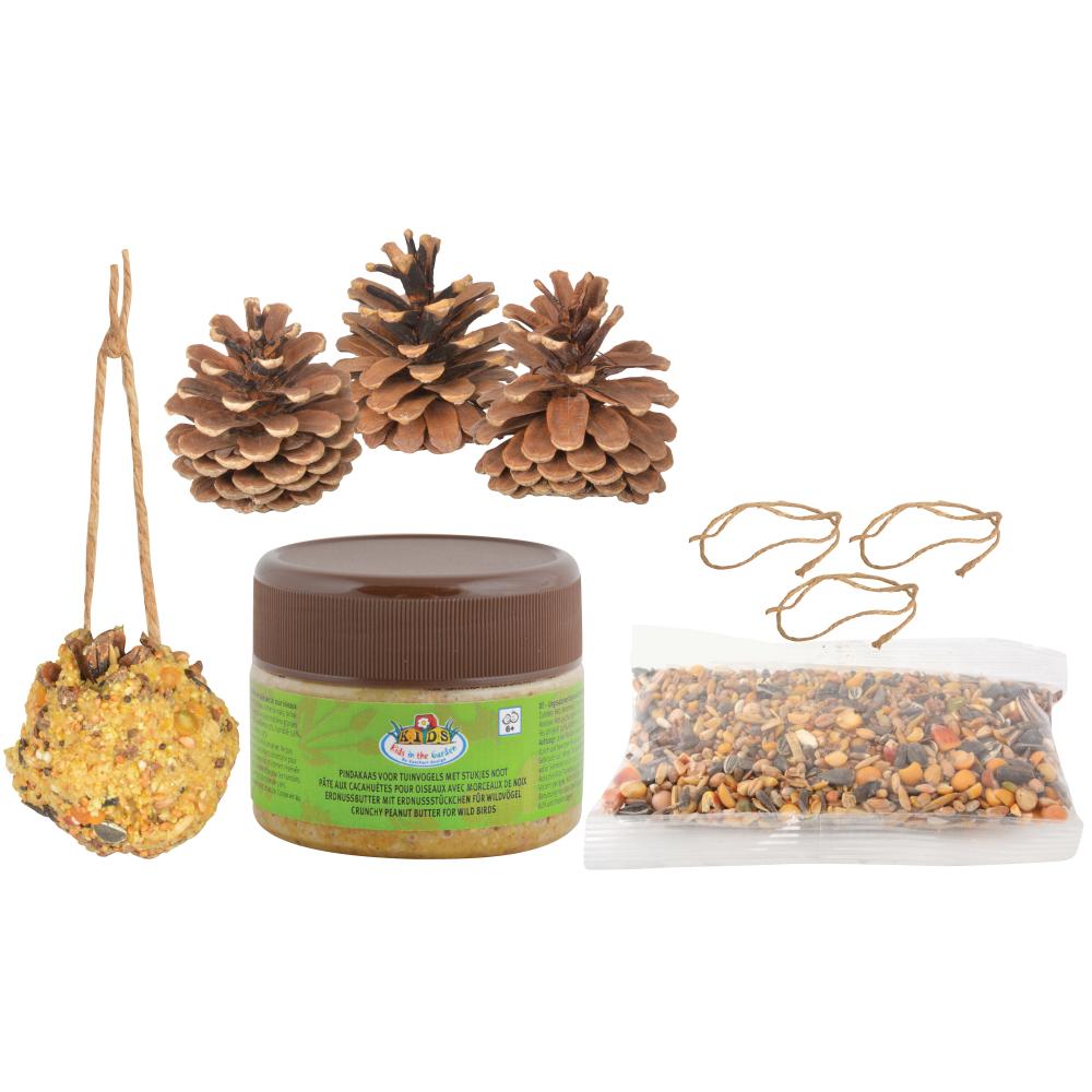 fallen fruits DIY BIRD FOOD PINECONE