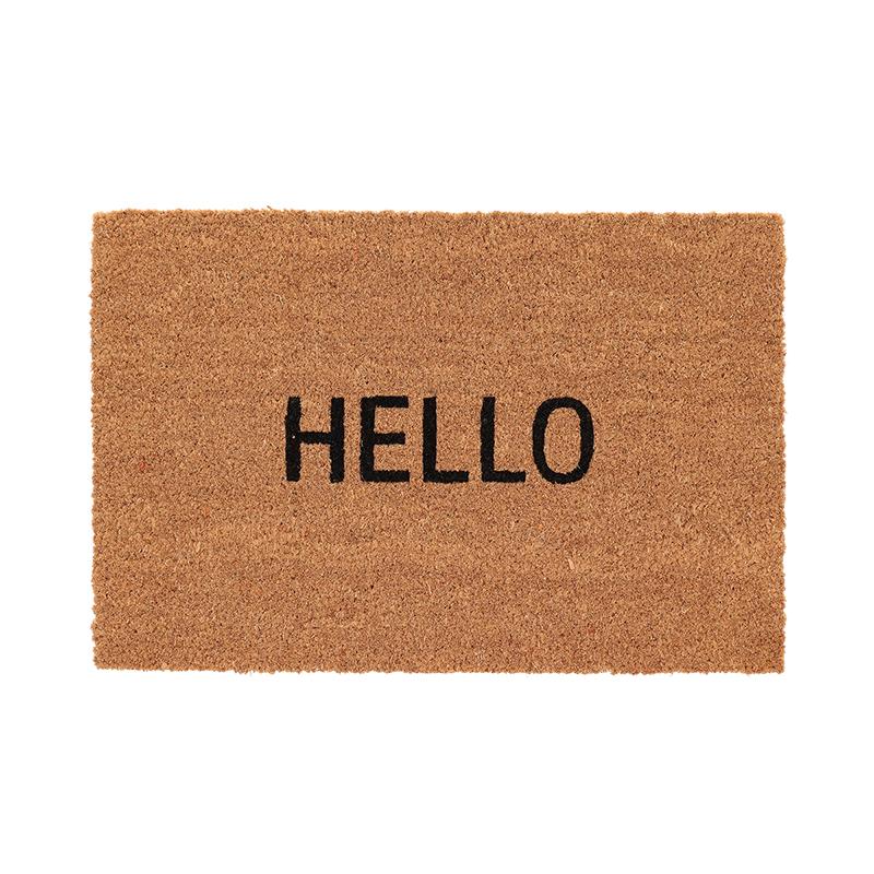 fallen fruits DOORMAT COIR HELLO