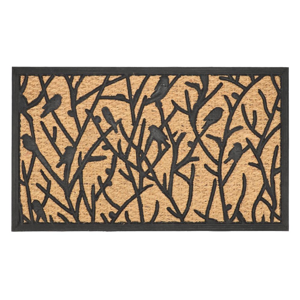 fallen fruits DOORMAT RUBBER COIR BIRDS (M)