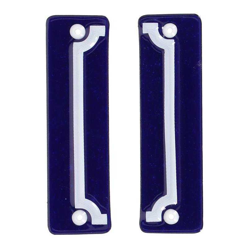 fallen fruits ENAMEL HOUSE NUMBER FRAME SET OF 2