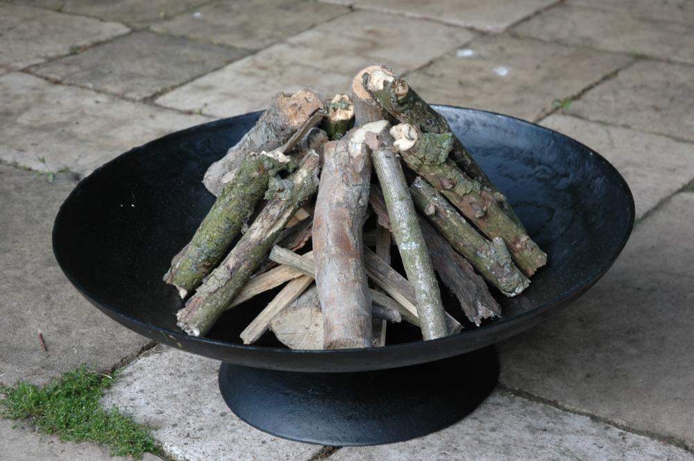 fallen fruits FIRE BOWL CAST IRON LOW