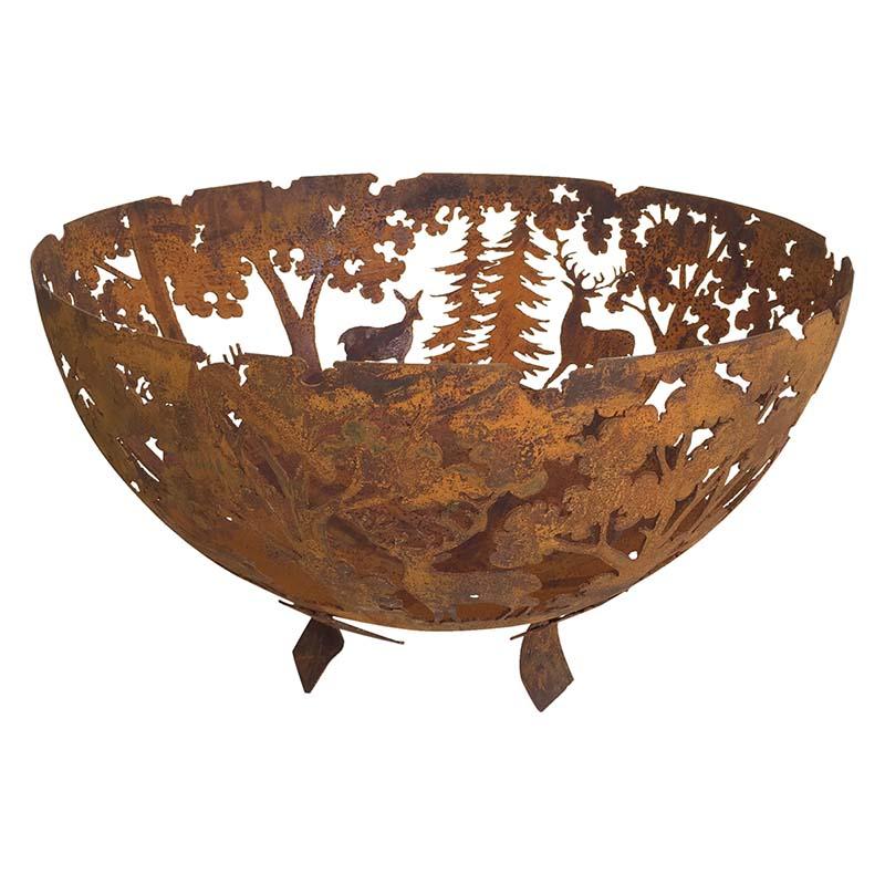 fallen fruits FIRE BOWL LASER CUT WOODLAND