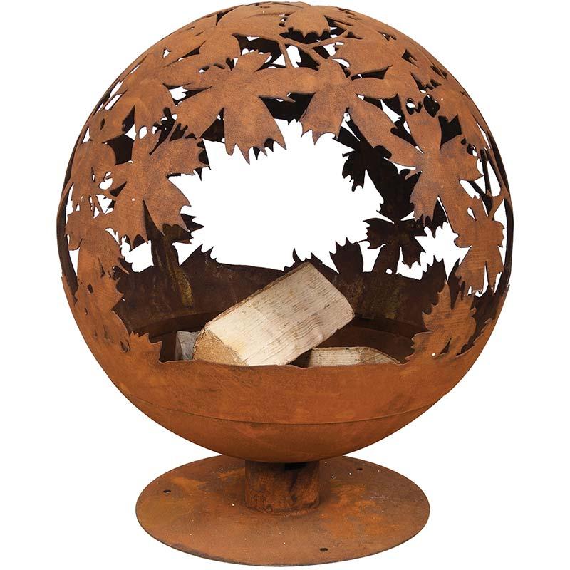 fallen fruits FIRE GLOBE LASER CUT (LEAVES)