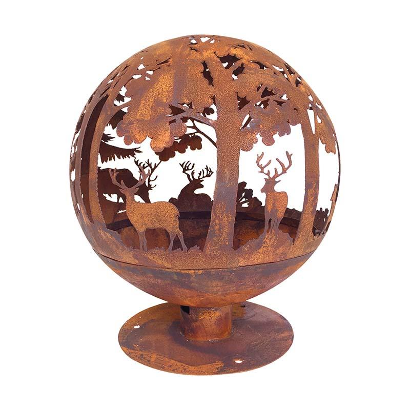 fallen fruits FIRE GLOBE LASER CUT WOODLAND