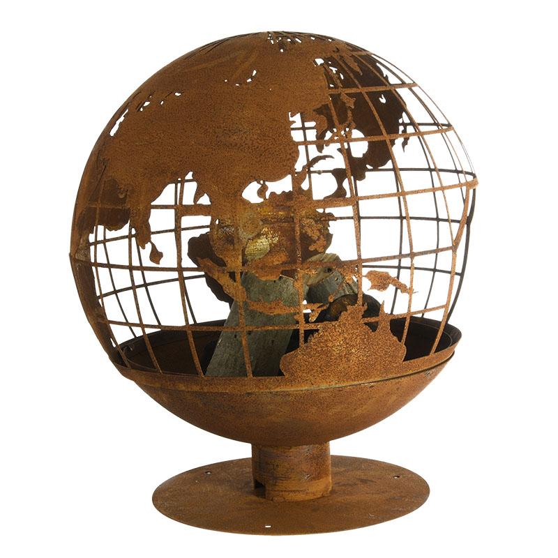 fallen fruits FIRE GLOBE LASER CUT WORLD GLOBE