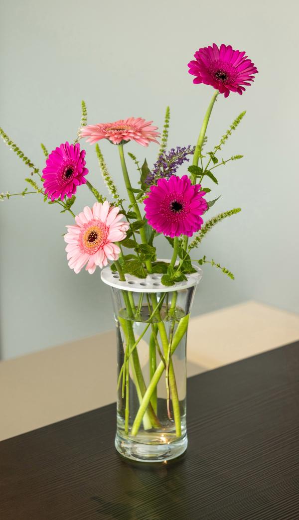 Fallen Fruits FLOWER ARRANGING DISC WHITE L