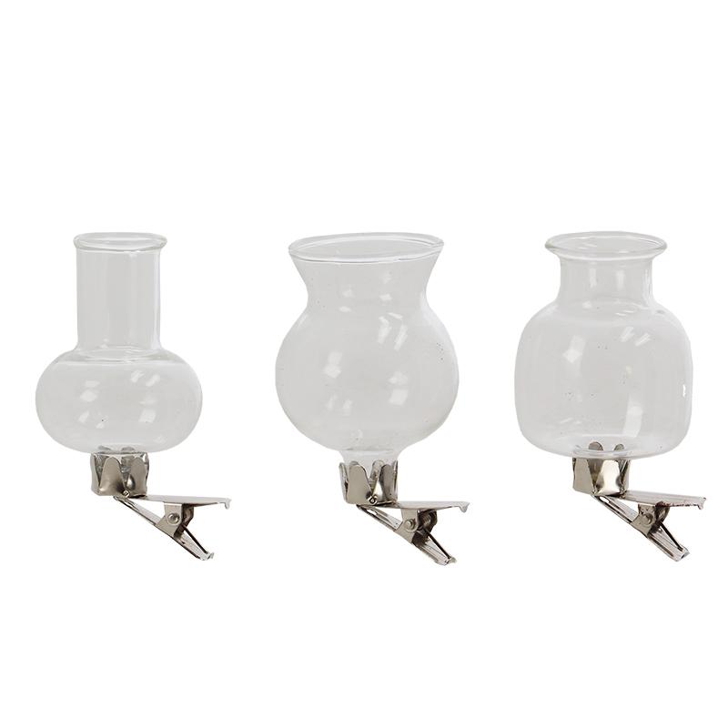 fallen fruits FLOWER CLIP VASES SET/3