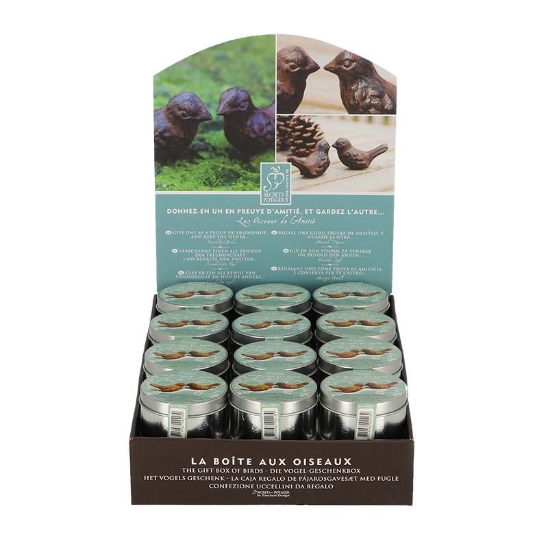 fallen fruits FRIENDSHIP BIRDS (RUST FINISH)