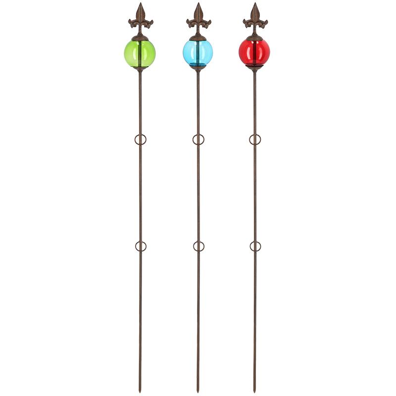 fallen fruits GARDEN STAKE FLEUR-DE-LIS (ASS)