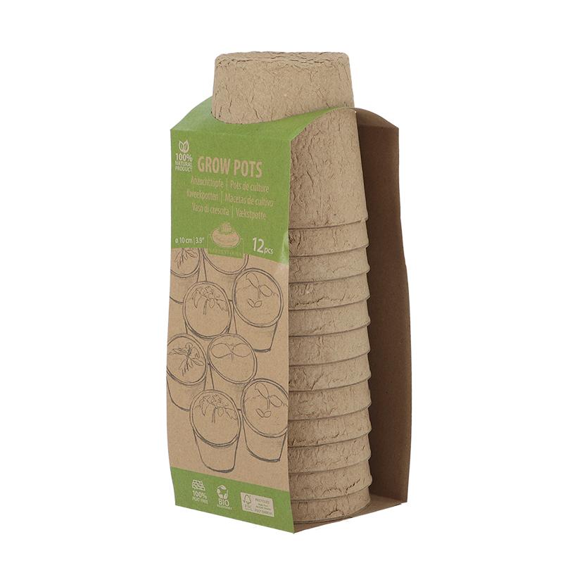 fallen fruits GROW POT ROUND 12 PCS (L) FSC Recycled